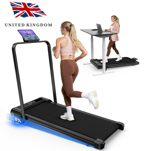 Folding electric treadmill - treadmill, 8%
